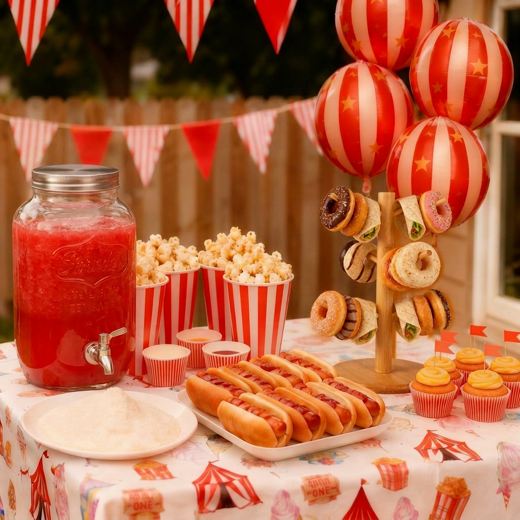 Backyard Circus Party
