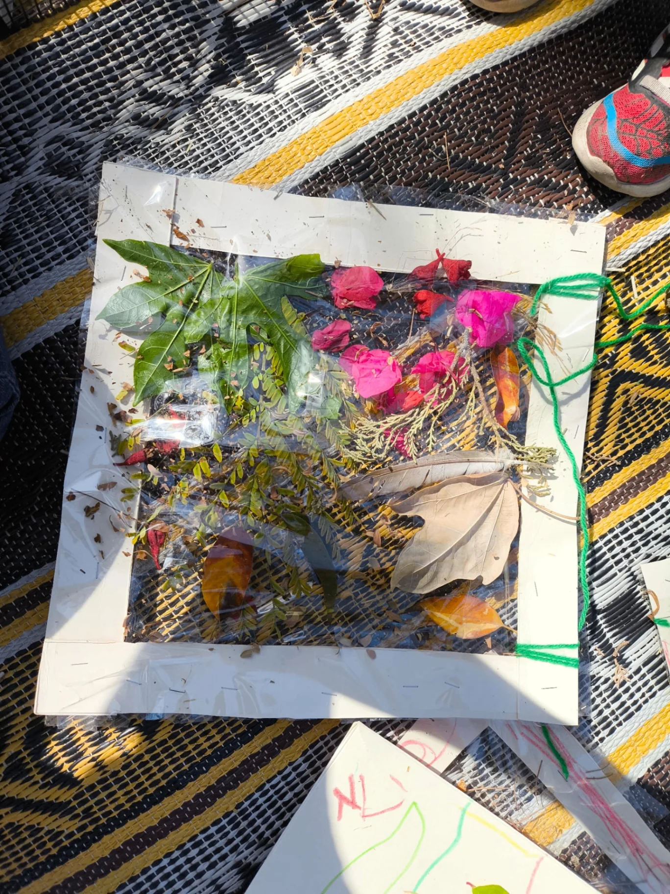 Sticky Nature Picture Basket
