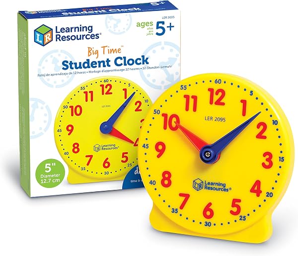 Learning Resources geared student clock