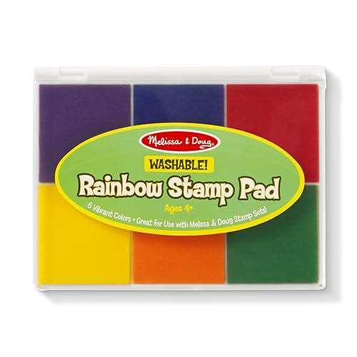 Washable rainbow ink pad