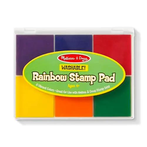 Washable rainbow ink pad