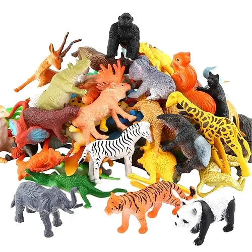 Safari animals toy set