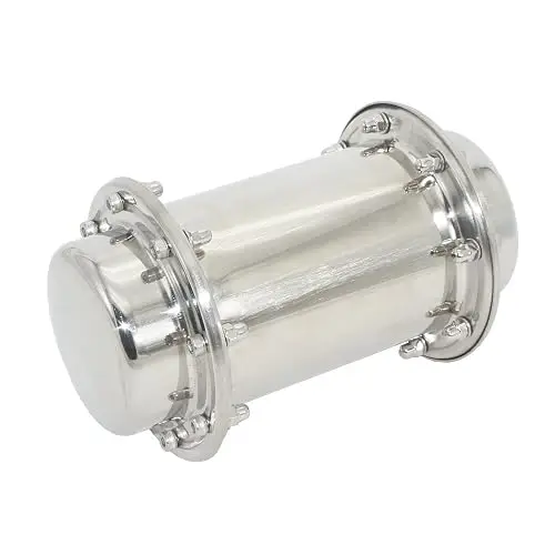 Stainless steel time capsule tube