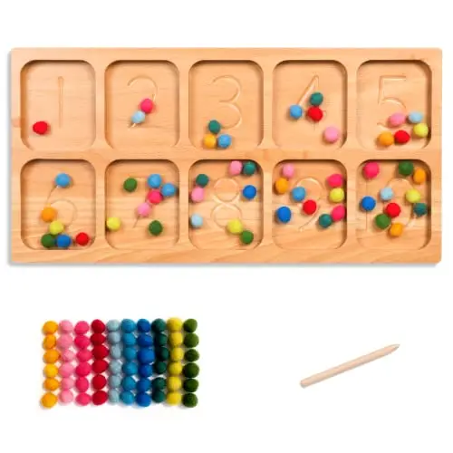 Wooden sorting tinker tray
