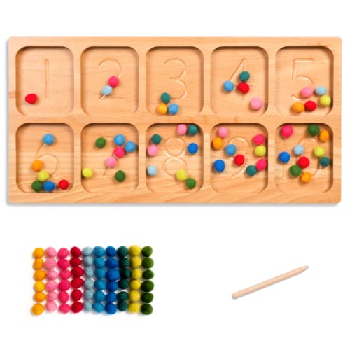 Wooden sorting tinker tray