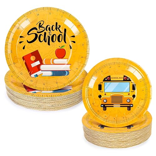 Back to school paper plates