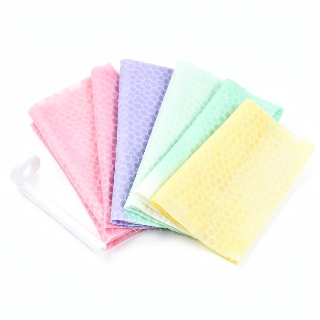 Pastel honeycomb beeswax sheets for candle making
