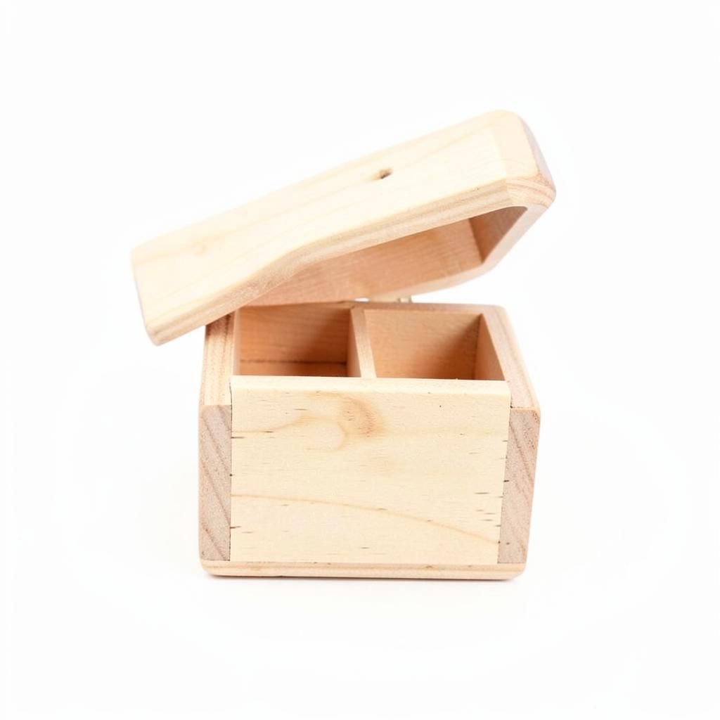Wooden tooth keepsake box
