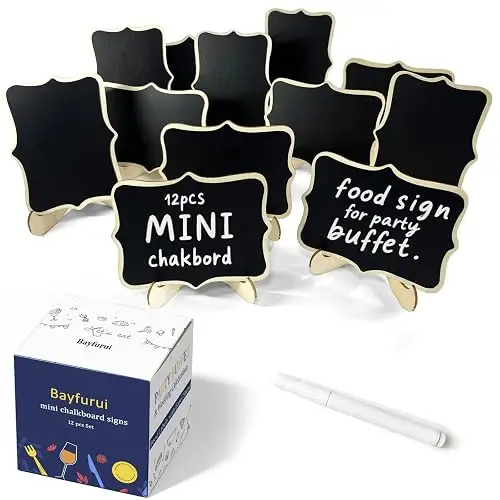 Mini chalkboard signs