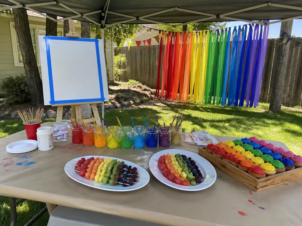 Rainbow Art Party