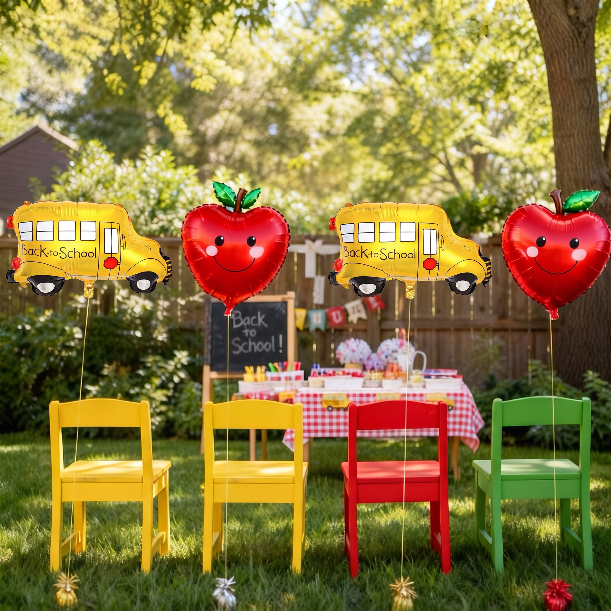 One balloon, one chair, one countdown from ten.