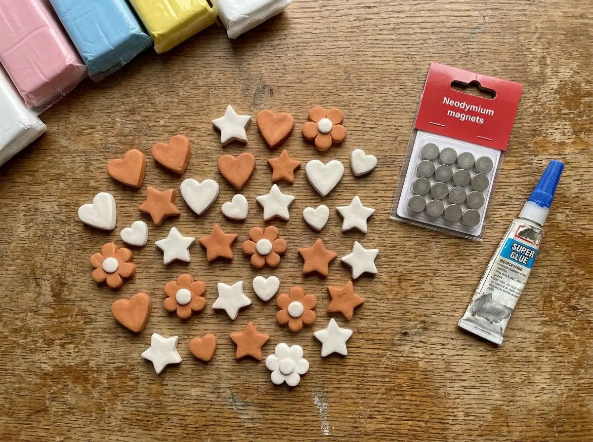 Air-Dry Clay Magnets