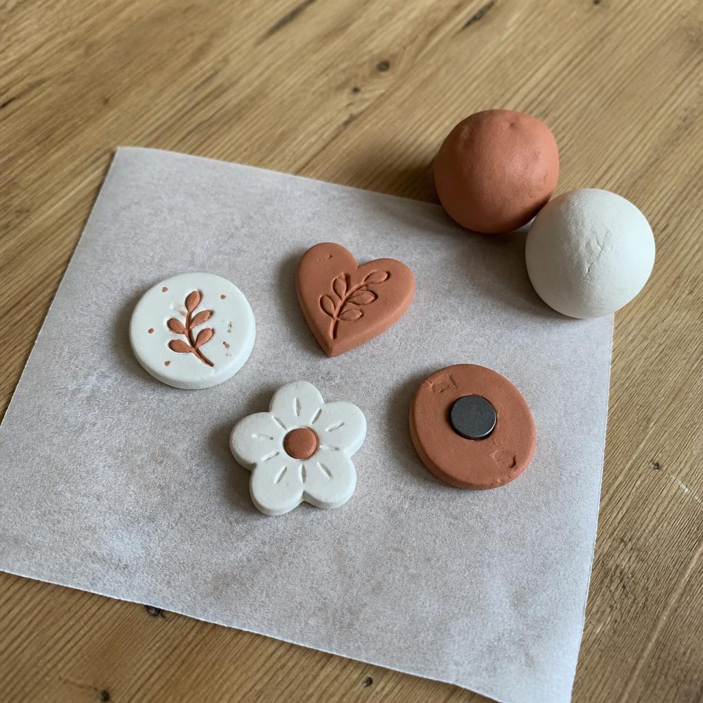 Air-Dry Clay Magnets