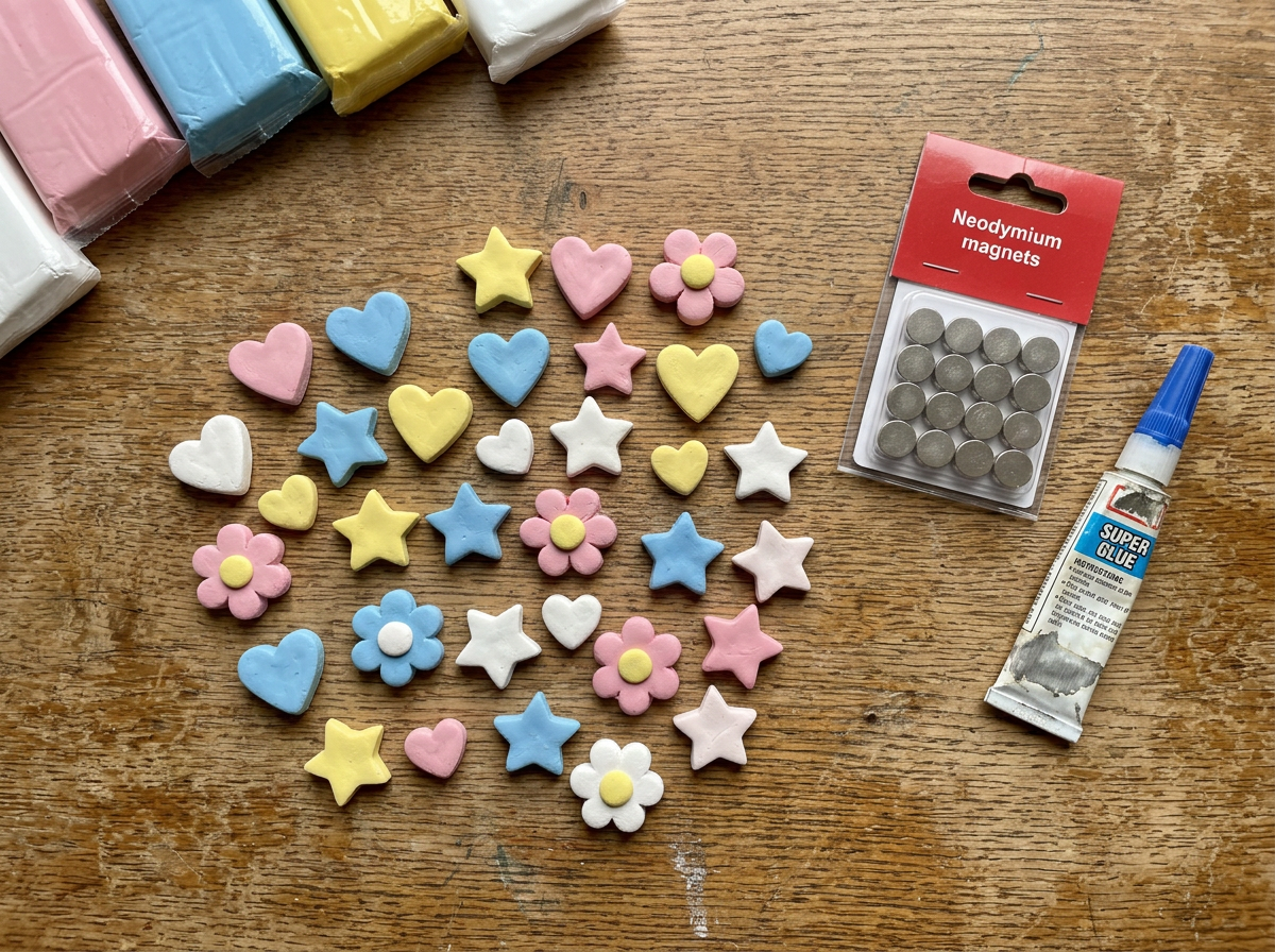 Air-Dry Clay Magnets