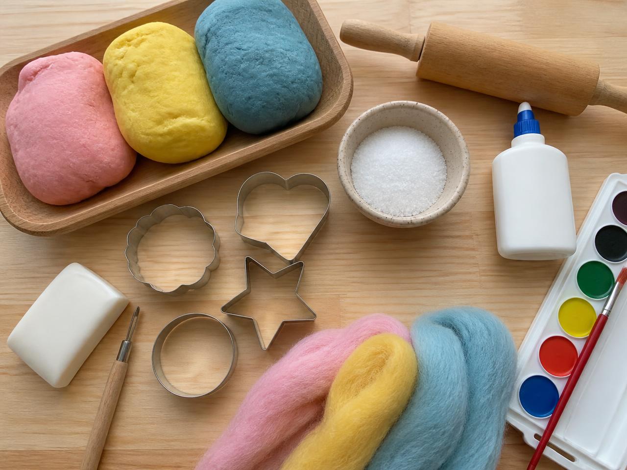 Dough, Salt and Squishy Trays