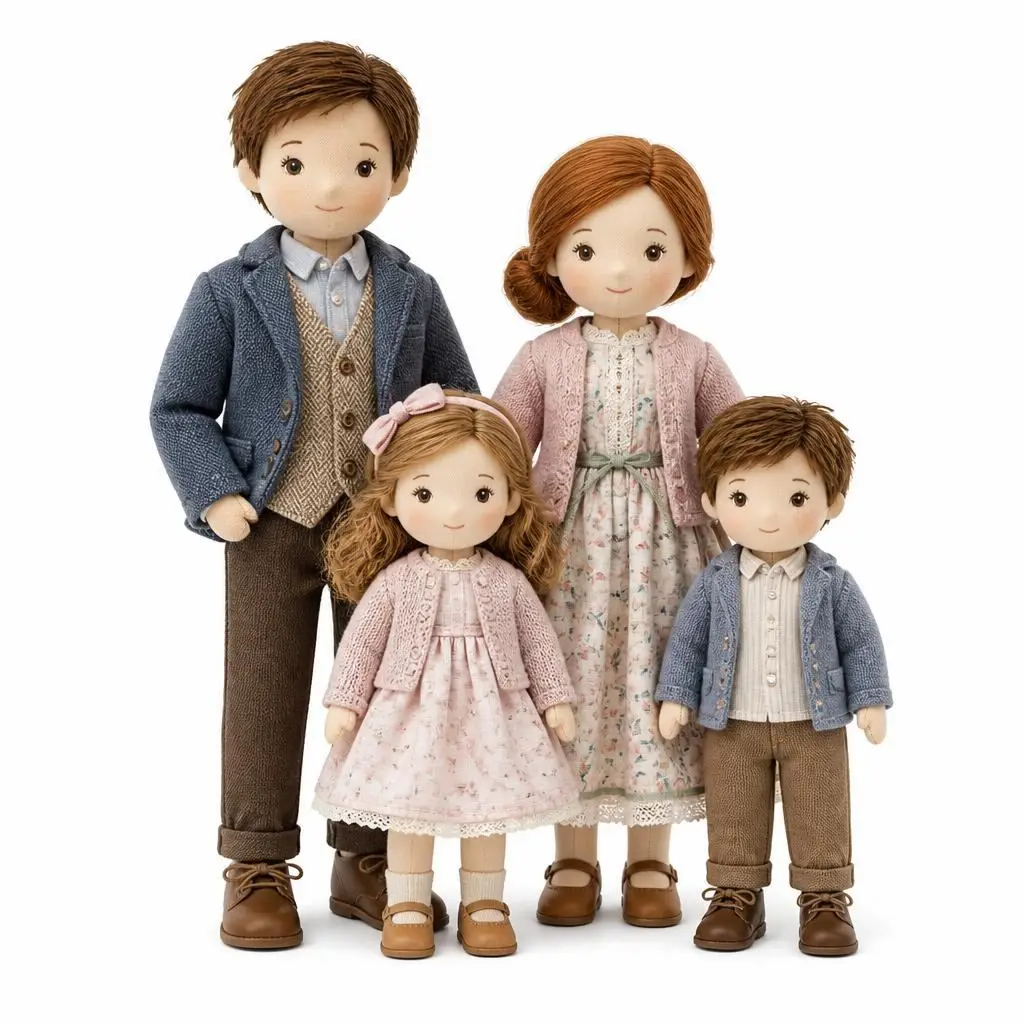 Heirloom doll family
