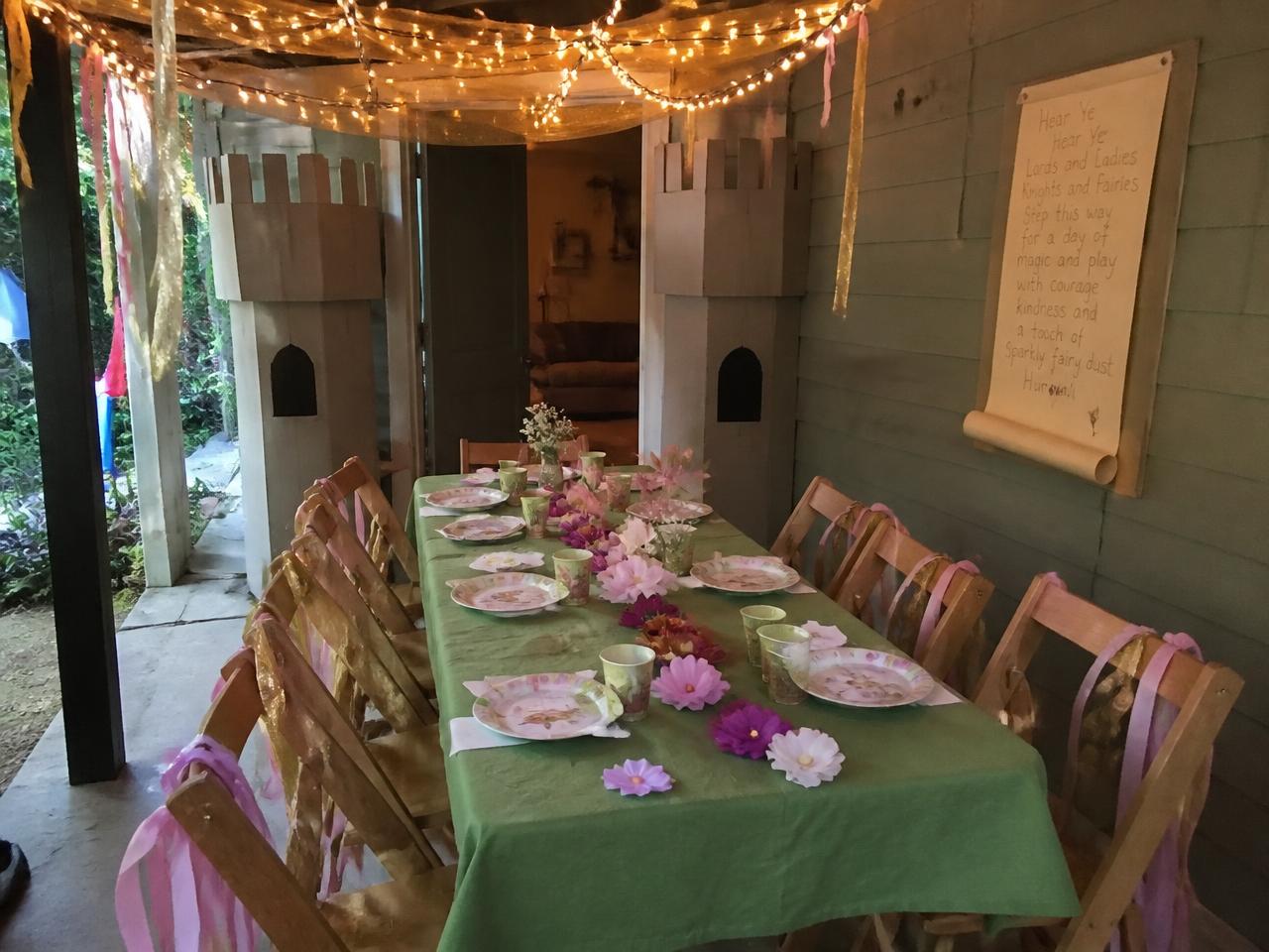 The kingdom gate and the meadow table.
