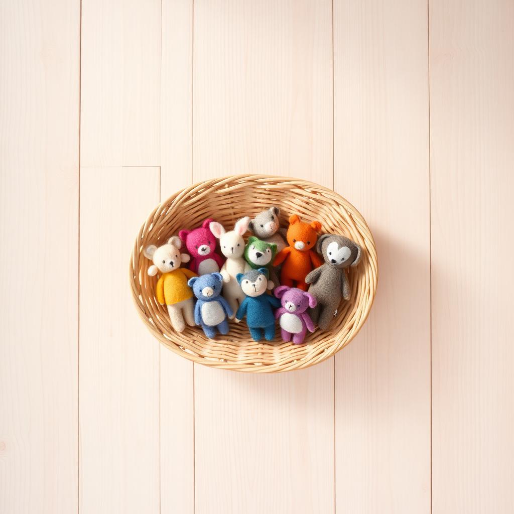 Finger Puppets Basket