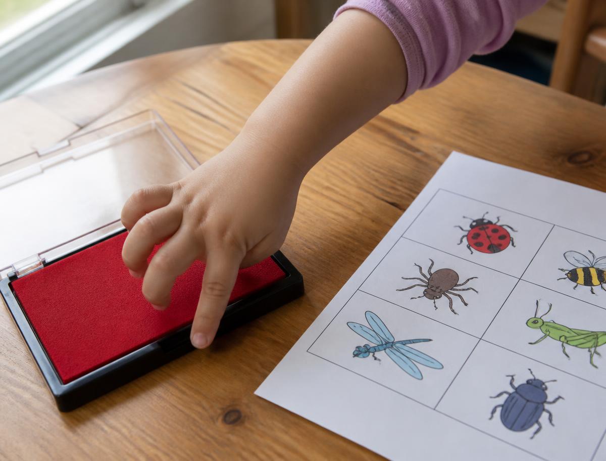 One print, then six legs — that is the entire technique.