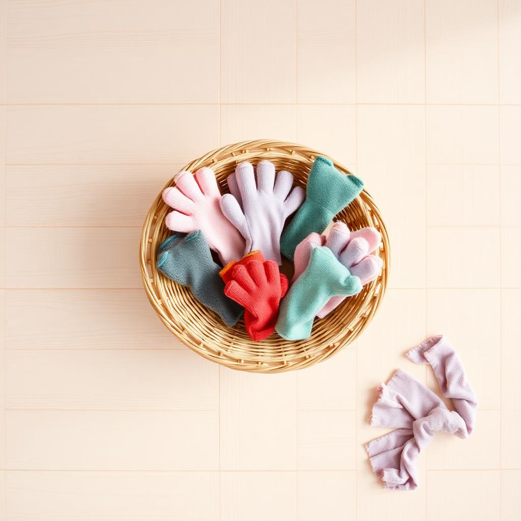 Hand Puppet Theater Basket