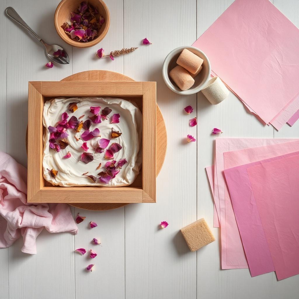 Handmade Paper with Petals