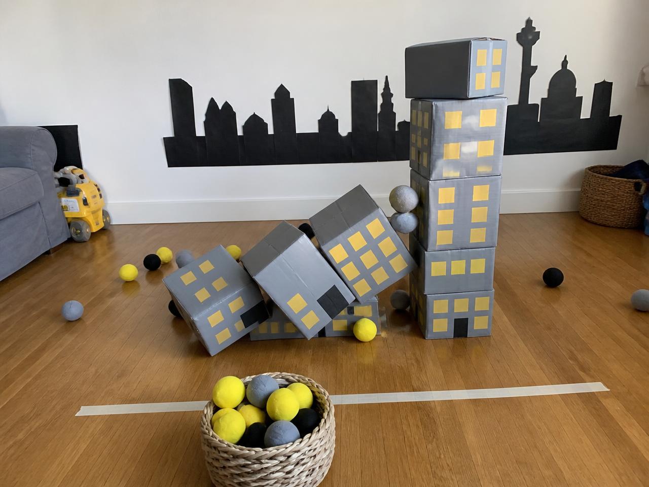 The city, mid rescue.