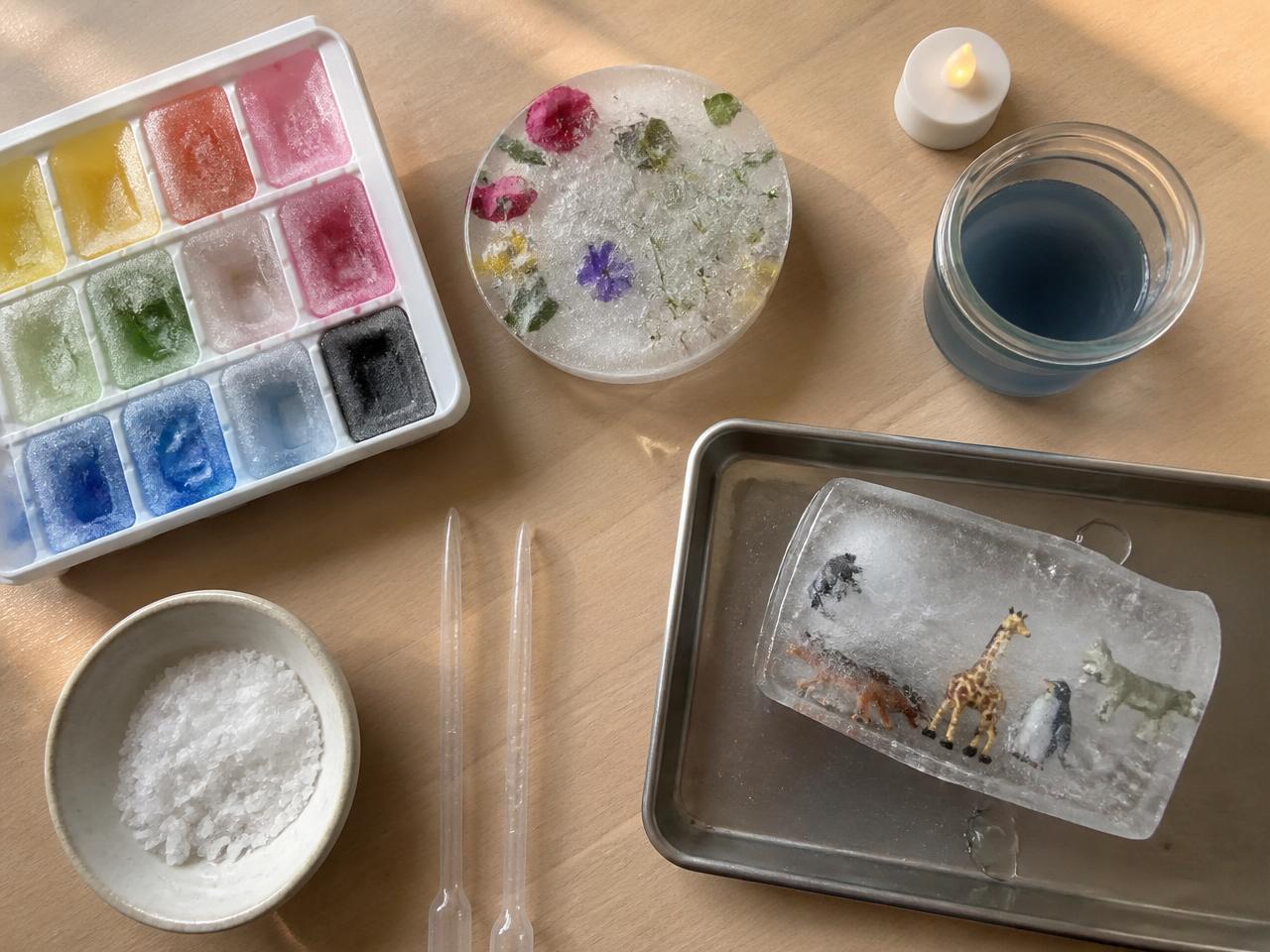 Ice and Frozen Sensory Bins