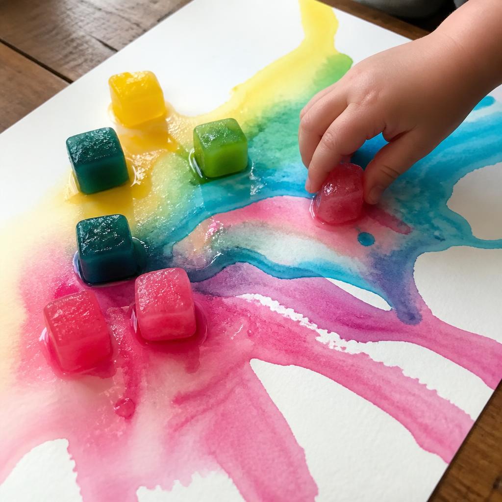 Ice Cube Painting