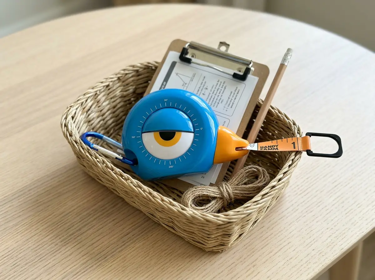 Measure it hunt cards + record sheet (US Letter PDF) printable for kids