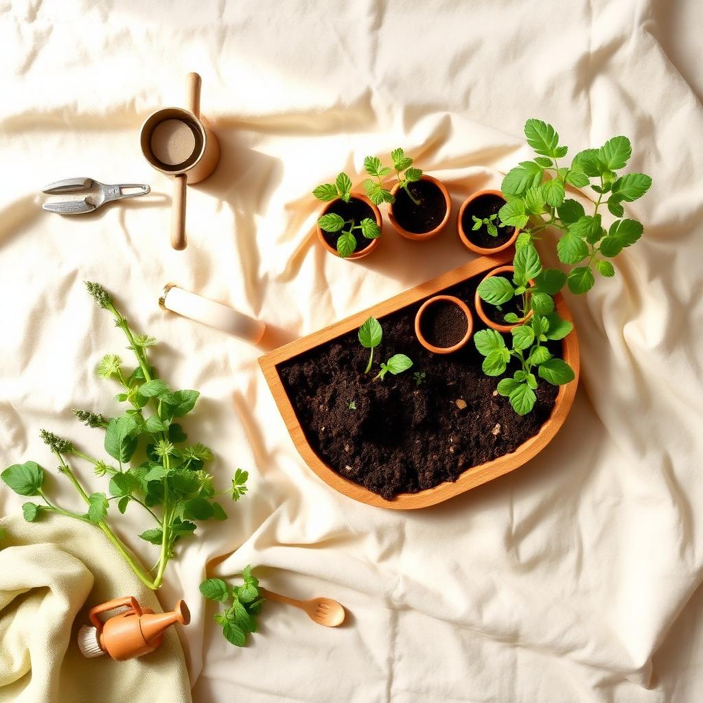 Mini Herb Garden Sensory Play