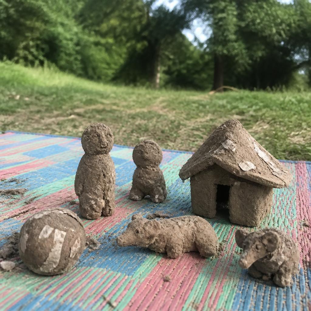 Mud Building Basket