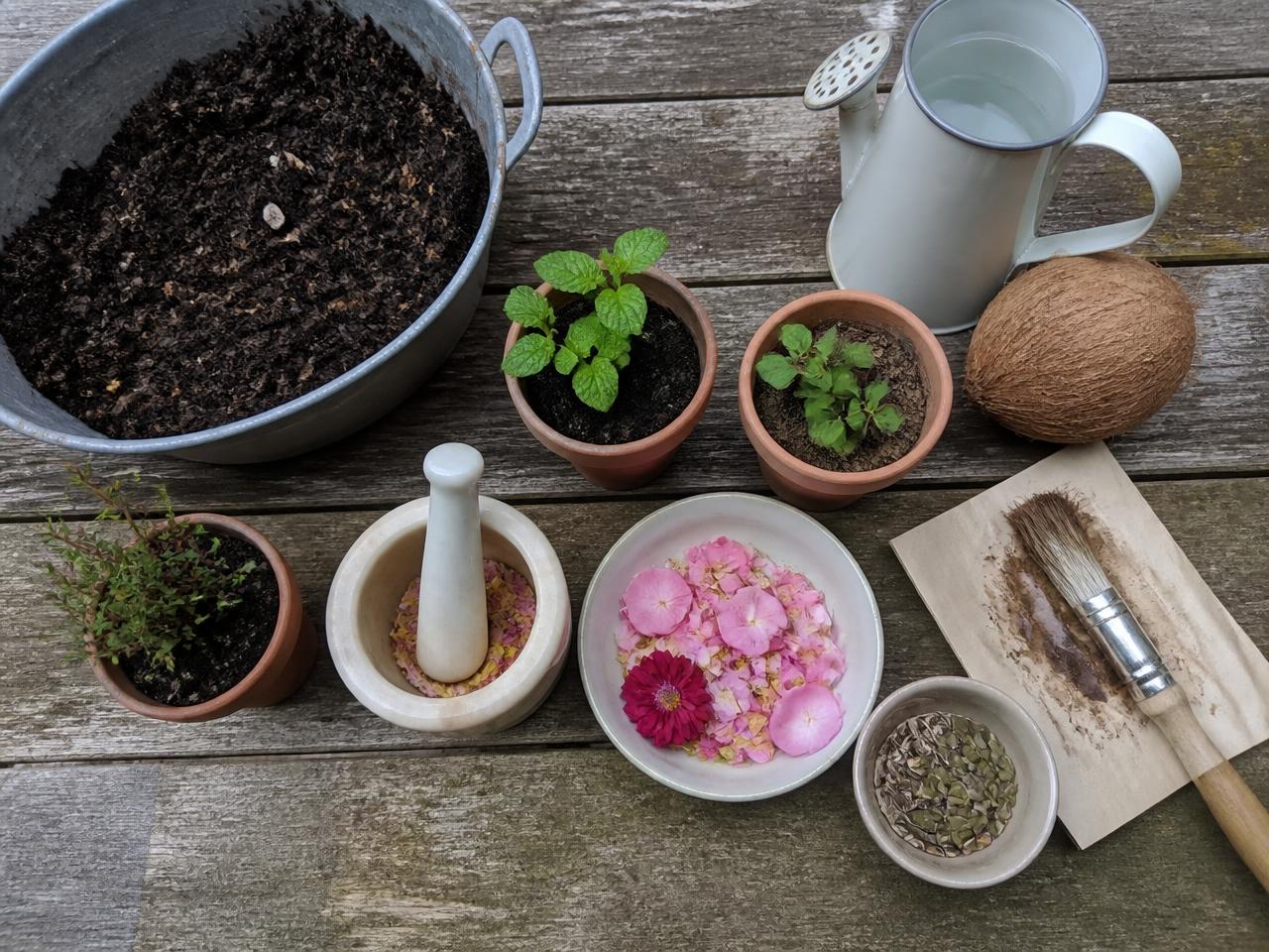 Mud, Soil and Garden Sensory Bins