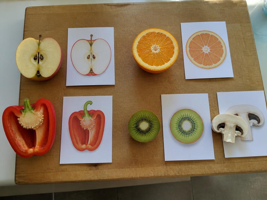 What's Inside? fruit and veg cards (A4 PDF) printable for kids