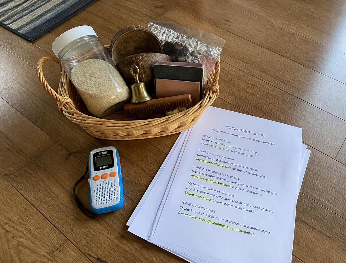 Radio Play Sound Effects Basket