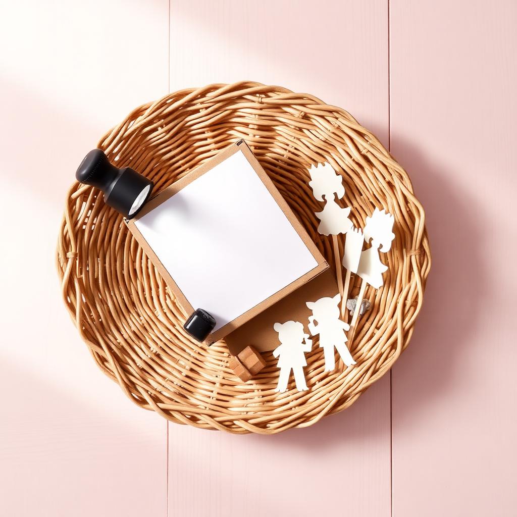 Shadow Theater with Flashlight and Box