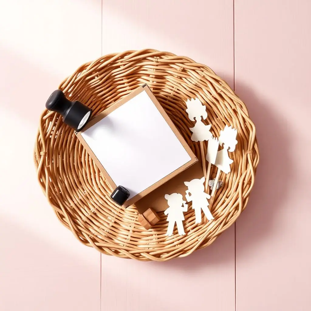 Shadow Theater with Flashlight and Box