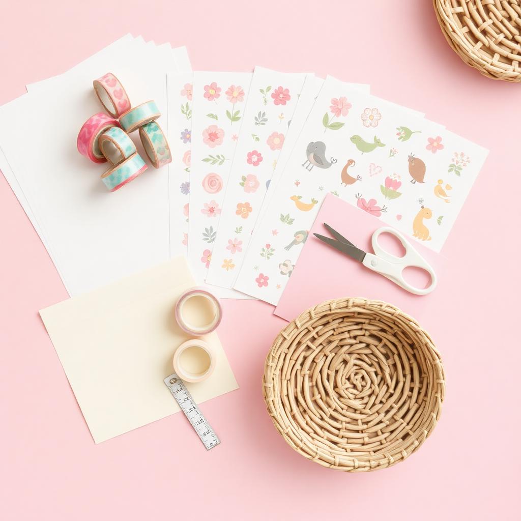 Sticker & Washi Tape Collage