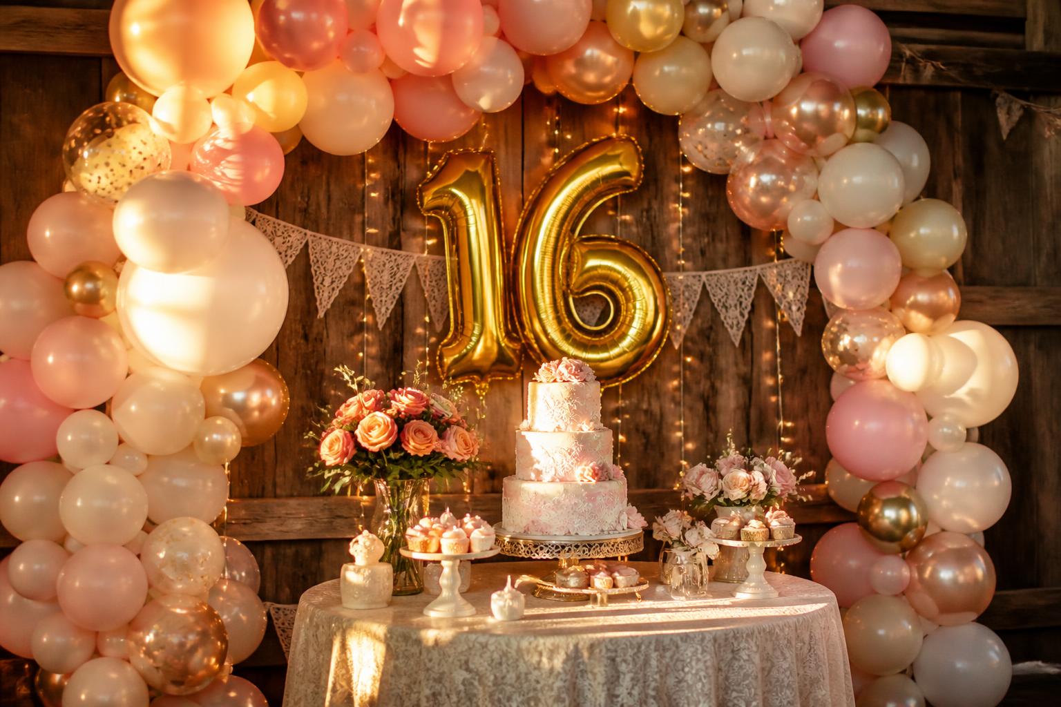 16 Ideas for a Vintage Sweet Sixteen