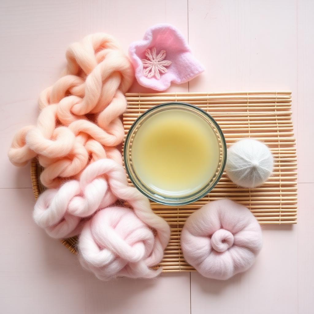 Wet Felting Wool Balls